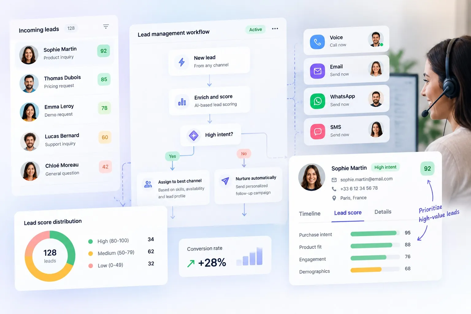 Boost conversion with advanced lead management